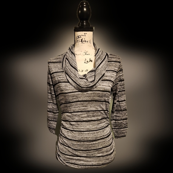 AB Studio Cowl Neck Top - Picture 2 of 5